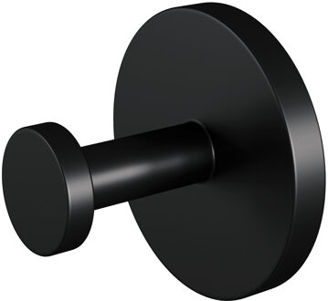 Brauer Black Edition Handdoekhaak - mat zwart 5-S-149 Zwart mat