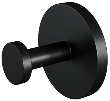 Brauer Black Edition Handdoekhaak - mat zwart 5-S-149 Zwart mat