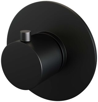 Brauer Black Edition inbouwdouchekraan thermostatisch met inbouwdeel zwart mat