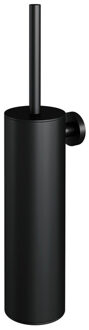 Brauer Black Edition Toiletborstelhouder - wand - mat zwart 5-S-322 Zwart mat