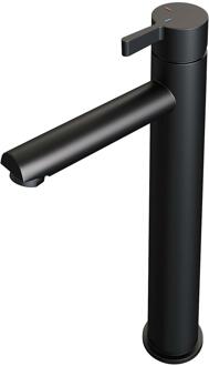 Brauer Black Edition Verhoogde Opbouw Wastafelmengkraan Model E Mat Zwart