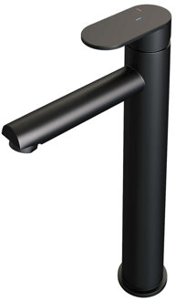 Brauer Black Edition Wastafelmengkraan verhoogd type HD3 greep ColdStart zwart mat