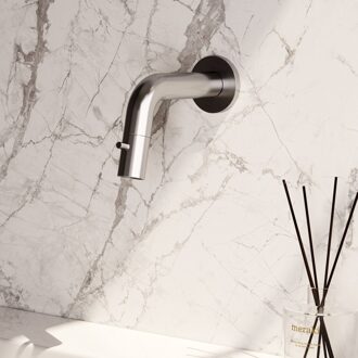 Brauer Brushed Edition Fonteinkraan - inbouw - 8.5 - 18.5cm uitloop - RVS geborsteld 5-NG-257