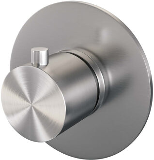 Brauer Brushed Edition inbouwdouchekraan thermostatisch met inbouwdeel ColdStart geborsteld nikkel