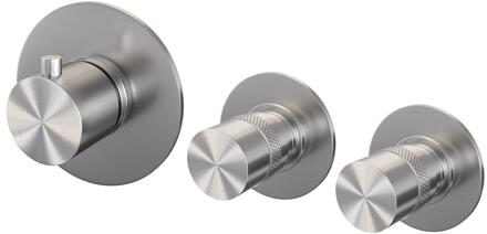 Brauer Brushed Edition - Inbouwthermostaat en - Inbouwthermostaat - In/afbouwdelen - RVS Geborsteld PVD