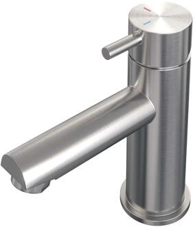 Brauer Brushed Edition Lage Opbouw Wastafelmengkraan Model B RVS Geborsteld PVD