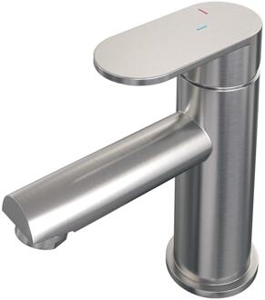 Brauer Brushed Edition Lage Opbouw Wastafelmengkraan Model C RVS Geborsteld PVD