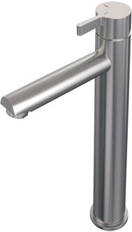 Brauer Brushed Edition Verhoogde Opbouw Wastafelmengkraan Model E RVS Geborsteld PVD