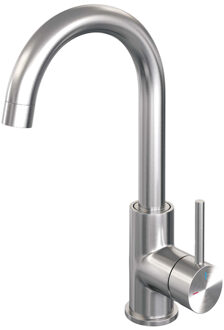 Brauer Brushed Edition wastafelkraan hoog - hendel 1 - geborsteld nikkel PVD