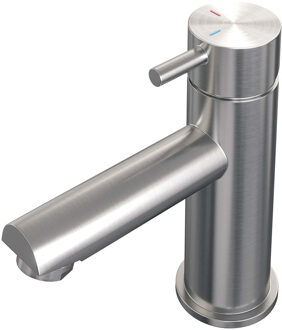 Brauer Brushed Edition wastafelkraan opbouw met type HD5 greep ColdStart geborsteld nikkel PVD