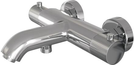 Brauer Chrome Carving - Opbouw Baddouche Thermostaatkraan - Chroom