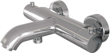 Brauer Chrome Edition Badthermostaatkraan opbouw chroom