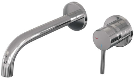 Brauer Chrome Edition inbouw wastafelkraan - hendel 1 - chroom