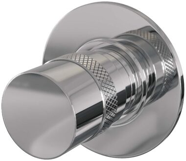 Brauer Chrome Edition Inbouwstopkraan ronde knoppen met 6.5cm achterplaat chroom gepolijst