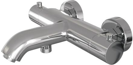 Brauer Chrome Edition - Opbouw Baddouche Thermostaatkraan - Chroom