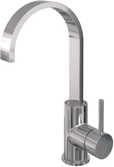 Brauer Chrome Edition wastafelkraan hoog cascade - hendel 1 - chroom