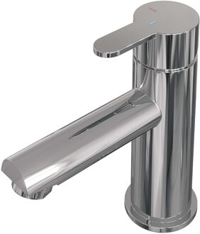 Brauer Chrome Edition wastafelmengkraan met type HD4 greep opbouw ColdStart gepolijst chroom