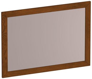 Brauer Citrine Spiegel - 100 cm - Rechthoekig - Lamellen - Eiken Bruin