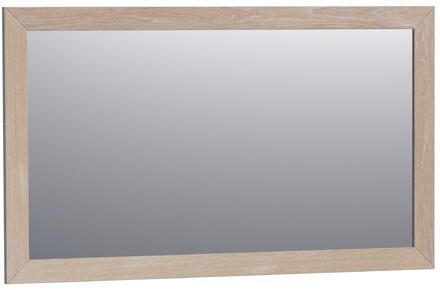 Brauer Citrine Spiegel - 120 cm - Rechthoekig - Lamellen - Eiken Wit Frame