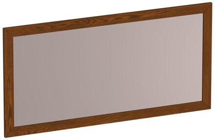 Brauer Citrine Spiegel - 140 cm - Rechthoekig - Lamellen - Eiken Bruin