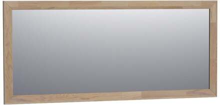 Brauer Citrine Spiegel - 160 cm - Rechthoekig - Vingerlas - Eiken Grijs Frame