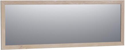 Brauer Citrine Spiegel - 200 cm - Rechthoekig - Lamellen - Eiken Wit Frame