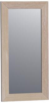 Brauer Citrine Spiegel - 40 cm - Rechthoekig - Lamellen - Eiken Wit Frame