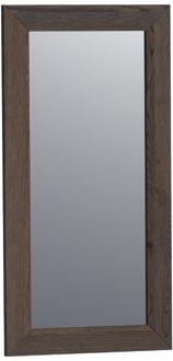 Brauer Citrine Spiegel - 40 cm - Rechthoekig - Lamellen - Eiken Zwart Frame