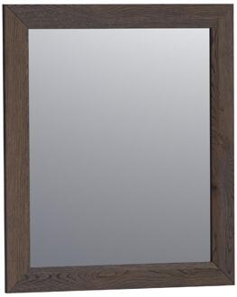 Brauer Citrine Spiegel - 60 cm - Rechthoekig - Lamellen - Eiken Zwart Frame