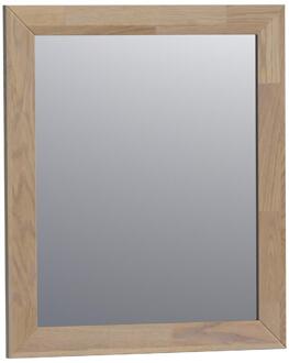 Brauer Citrine Spiegel - 60 cm - Rechthoekig - Vingerlas - Eiken Grijs Frame