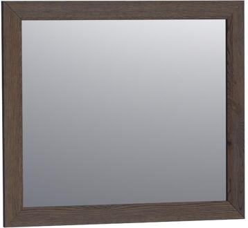 Brauer Citrine Spiegel - 80 cm - Rechthoekig - Lamellen - Eiken Zwart Frame