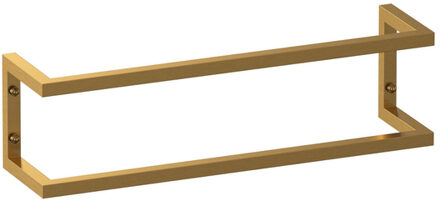 Brauer Combi Handdoekrek - 60x15x15cm - horizontaal/verticaal - geborsteld goud AE-HBA60GG Goud geborsteld