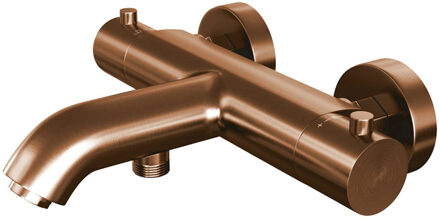 Brauer Copper Edition badthermostaat met omstel geborsteld koper PVD