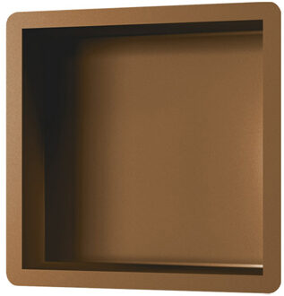 Brauer Copper Edition inbouw nis 30x30 cm geborsteld koper PVD