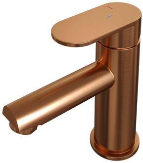 Brauer Copper Edition Lage Opbouw Wastafelmengkraan Model C Koper Geborsteld PVD