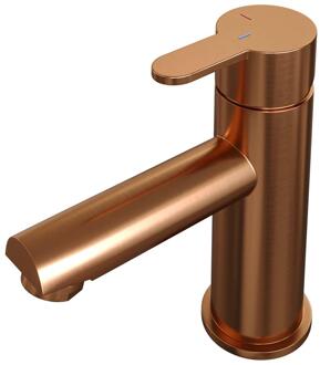 Brauer Copper Edition Lage Opbouw Wastafelmengkraan Model D Koper Geborsteld PVD