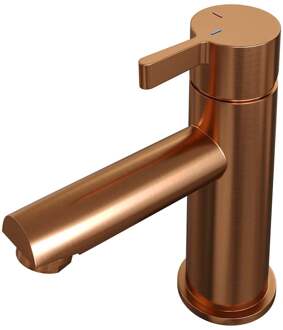 Brauer Copper Edition Lage Opbouw Wastafelmengkraan Model E Koper Geborsteld PVD