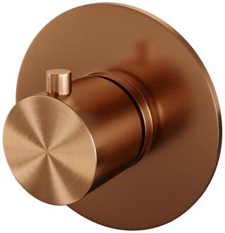 Brauer Copper Edition - Losse inbouwthermostaat - In/afbouwdelen - Koper Geborsteld PVD