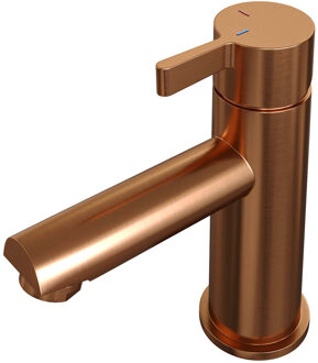 Brauer Copper Edition Wastafelmengkraan laag model type HD1 greep ColdStart PVD