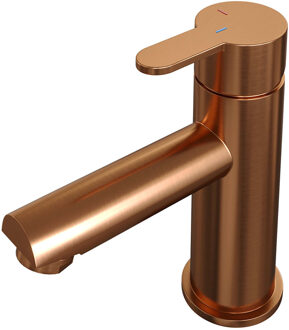 Brauer Copper Edition Wastafelmengkraan laag model type HD4 greep ColdStart PVD