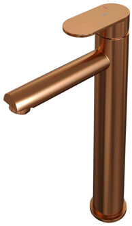 Brauer Copper Edition Wastafelmengkraan verhoogd type HD3 greep ColdStart PVD