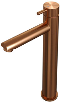 Brauer Copper Edition Wastafelmengkraan verhoogd type HD5 greep ColdStart PVD