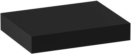 Brauer Creek Topblad Vrijhangend - 60 cm - Mat Zwart