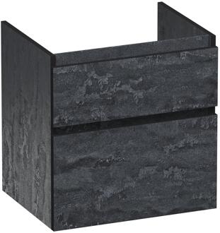 Brauer Delight Edge - Onderkast - 60 cm - met 2 Softclose Lades Greeploos en 1 Sifon Uitsparing - Damascus