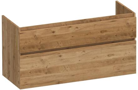 Brauer Delight - Onderkast - 120 cm - met 2 Softclose Lades Greeploos en 1 Sifon Uitsparing - Chateau