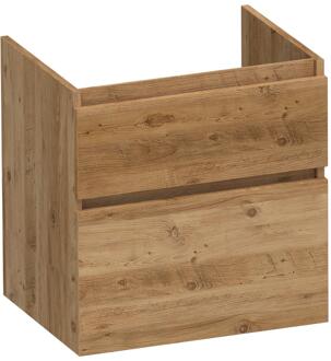 Brauer Delight - Onderkast - 60 cm - met 2 Softclose Lades Greeploos en 1 Sifon Uitsparing - Chateau