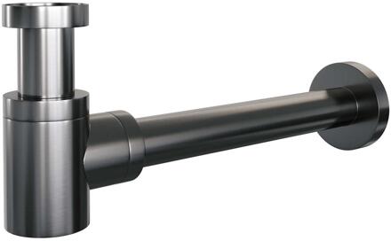 Brauer Design Sifon - Compact - Gunmetal Geborsteld Pvd