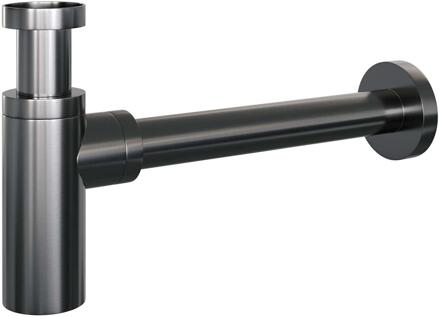 Brauer Design Sifon - Gunmetal Geborsteld Pvd