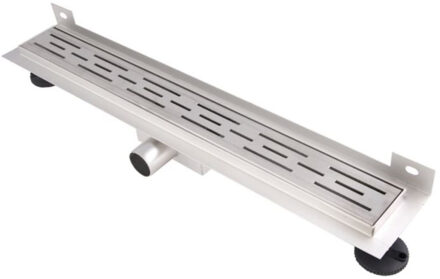 Brauer DOUCHEGOOT MET OPSTAANDE RAND 60X7CM RVS