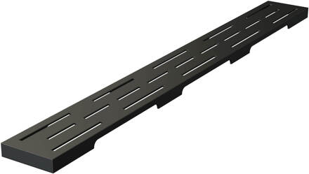 Brauer Douchegootrooster Brauer StanGrid Zwart Standaard tbv Douchegoot STD/W/PS 50x7 cm